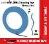 MIRAGE 100145 FLEXIBLE MASKING TAPE 10mm (18m) (taśma maskująca) 